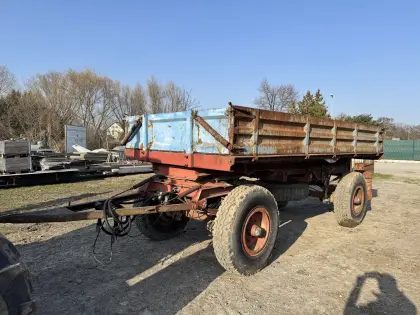 Zweiachs Anhänger Kipper für Traktor