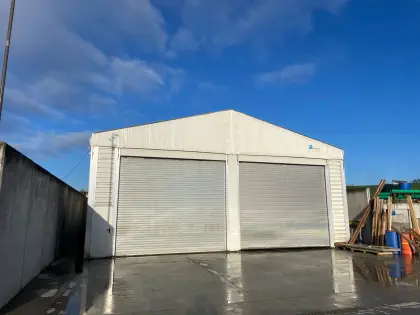 HALTEC Leichtbauhalle, Lagerhalle ca. 12,5m x 30m