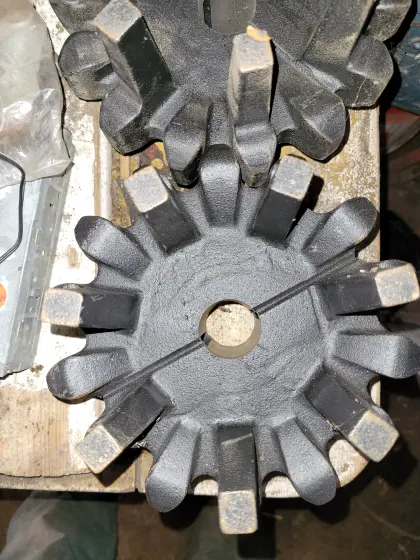 neuwertige  Antriebsräder für Siebkette