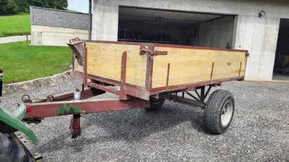Verkaufe 1-Achs-Traktor-Anhänger