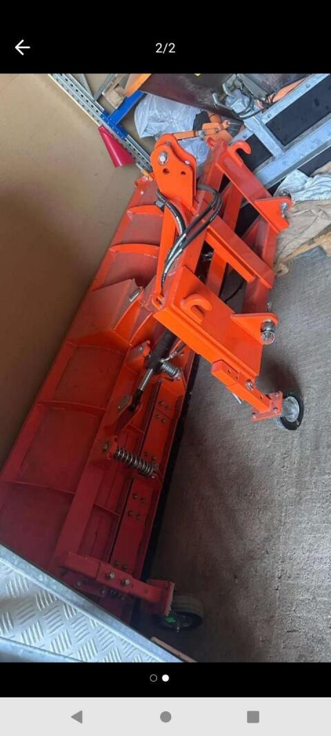 Schneepflug mit Gummileiste Neu