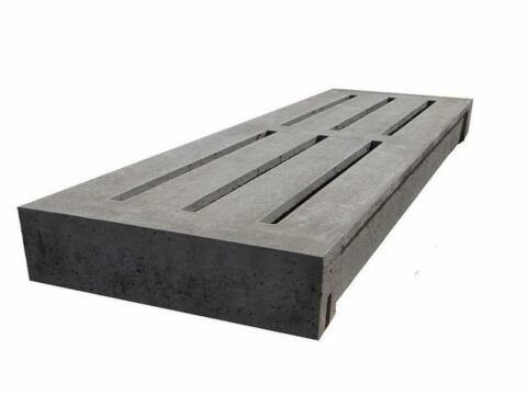 Betonspaltenboden, Betonelemente, Betonfundamente, Gebraucht
