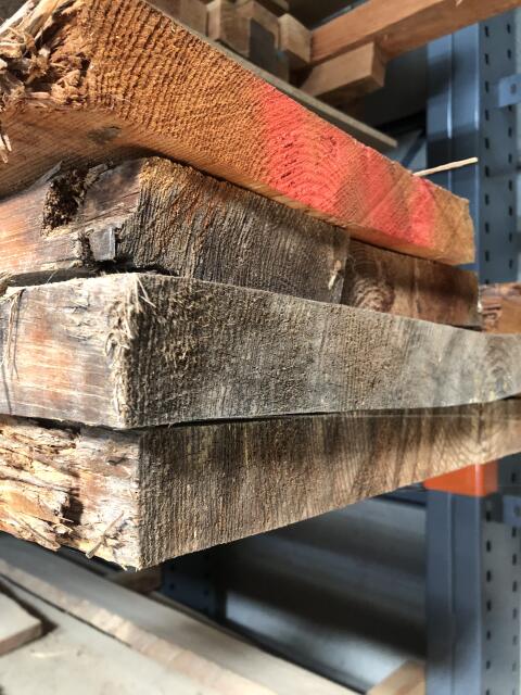 Lärchenpfosten 50er