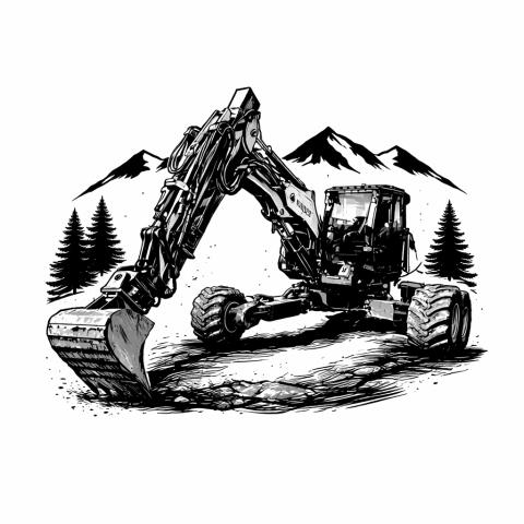 Bagger/ Schreitbagger Arbeiten Tirol