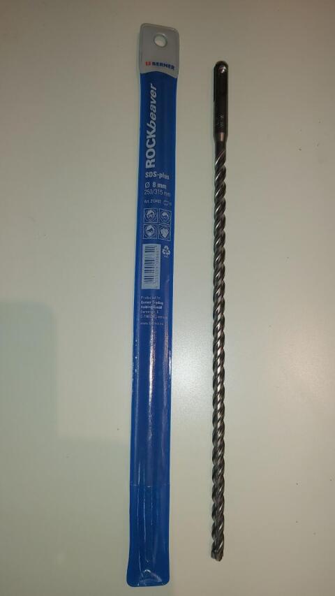 Berner ROCKBeaver SDS Plus Steinbohrer Ø10 x 250/315 mm
