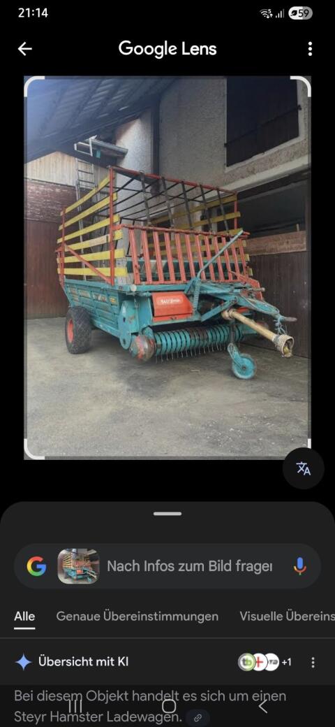steyr Hamster ladewagen
