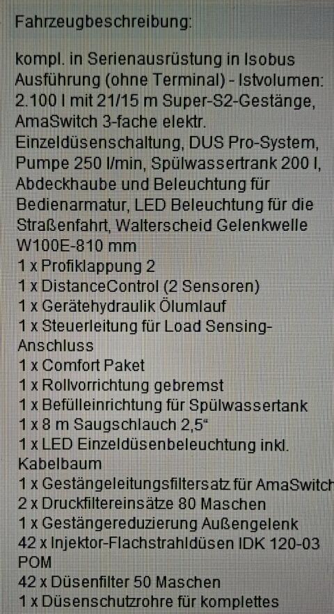 Amazone UF 2002