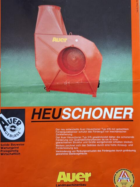 Auer Heuverteiler inkl. heuschonendem Gebläse FD 50