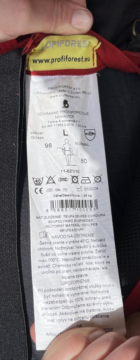 Profiforest Schnittschutz-Bundhose Extreme Klasse I