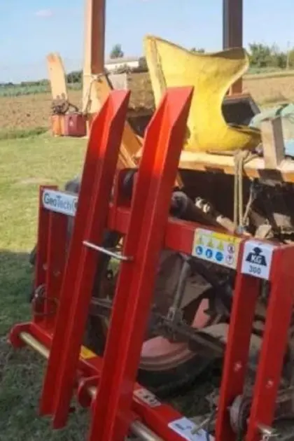 Palettengabel mit Gabelzinken, Gitterboxen, 300kg, für Trakt
