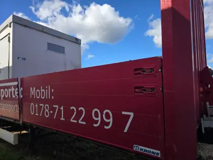 Krone Sattelauflieger – Offen mit Bordwänden – 13,6m Anhänge