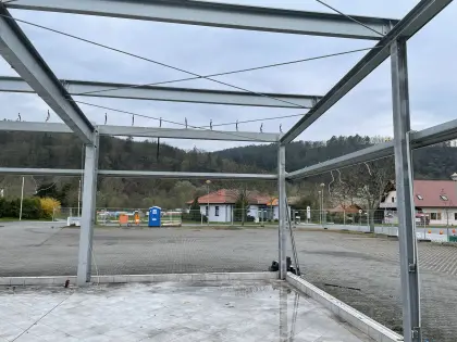 Stahlhalle verzinkte 20x15x4m
