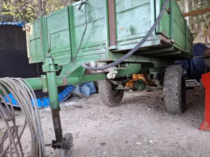 Anhänger mit Druckluftbremse