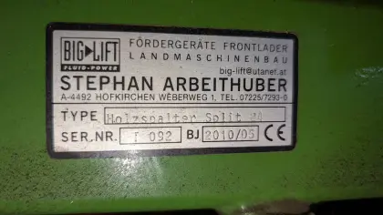 Holzspalter Big Lift Split 24