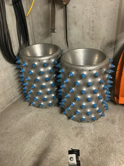 Alustachelwalzen 7-reihig