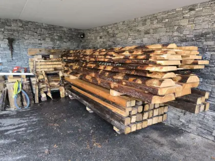 Drechsel Holz, Schnittholz Zirbe luftgetrocknet