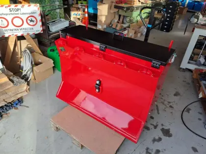 Forstkiste, Frontgewicht, Forstschild