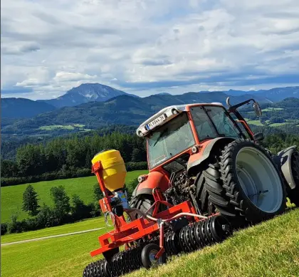 3m Cambridgewalze mit TP ÖKO-AIR Streuer