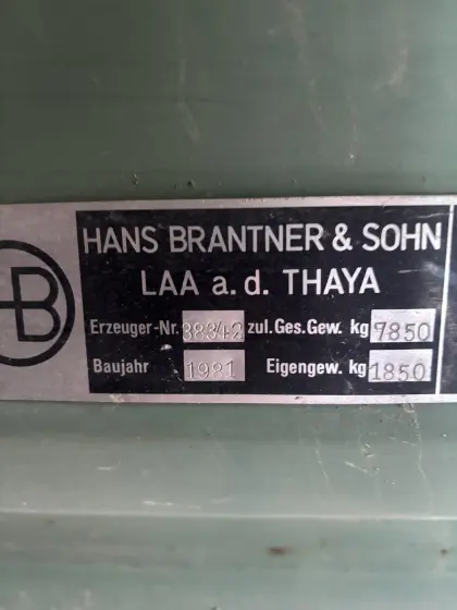 Brantner 6tonnen Kipper