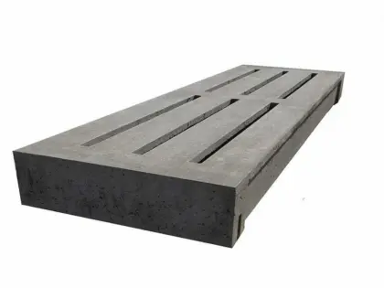 Betonspaltenboden, Betonelemente, Betonfundamente, Gebraucht