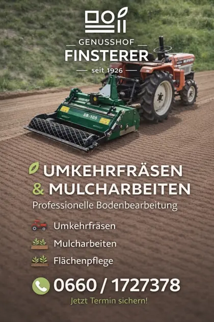 Umkehrfräsen & Mulcharbeiten