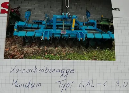 Mandam Kurzscheibenegge