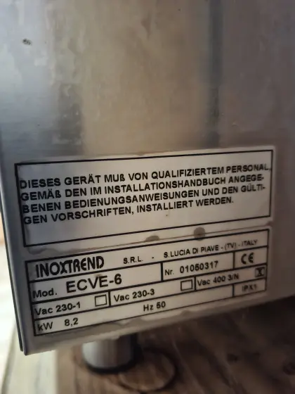 Heißluftofen Inoxtrend