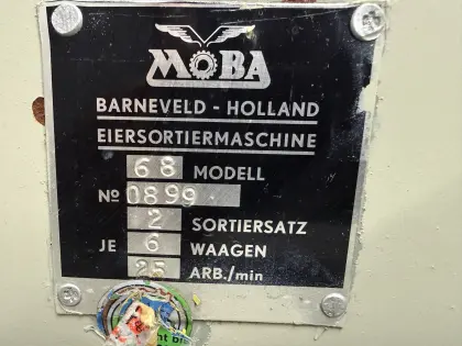 Moba 68 Eiersotiermaschine