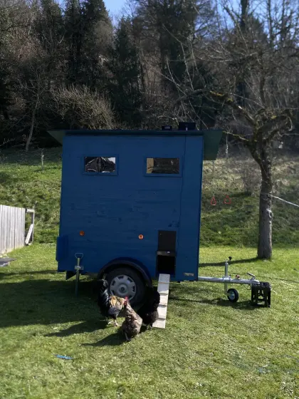 Mobiler Hühnerstall, Hühneranhänger Neu