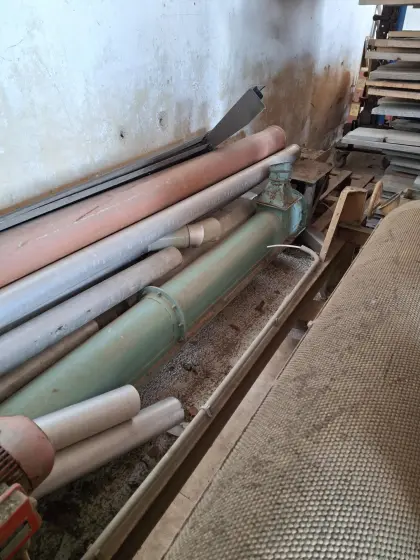 Trogschnecke mit Motor für Getreide