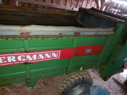 Bergmann Miststreuer, Abschieber, Mischwagen, Kompostumsetzer