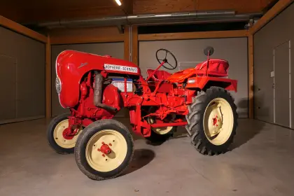 Porsche-Diesel A111 Hofherr-Schrantz mit Balkenmähwerk