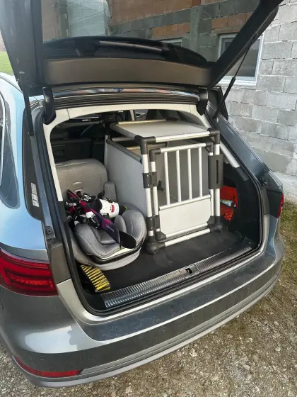 Trixie Hunde Tier Transportbox Aluminium Größe M