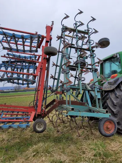 9m Feingrubber/ Federzinken Kombi