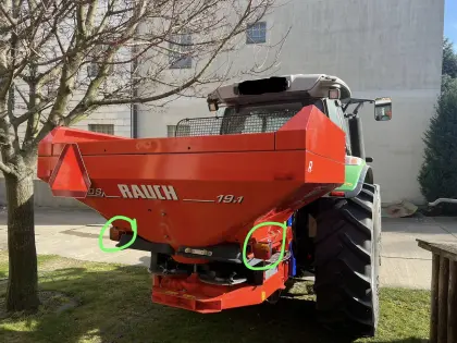 Beleuchtung für Rauch MDS Streuer