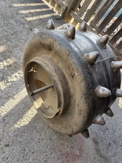 Stachelräder für Motormäher  Aebi cc56 und cc66