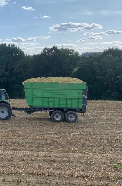 Häckseltransportwagen Abschieber kein Kipper