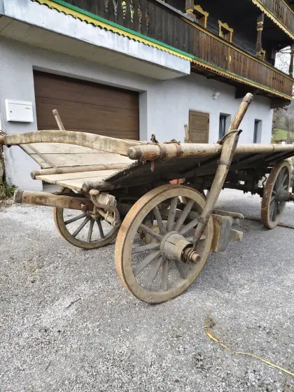 Historischer Leiterwagen