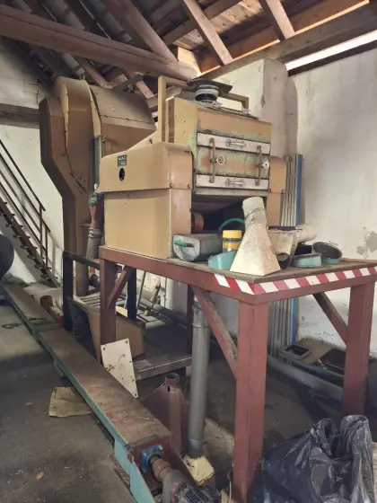 Getreidereinigung mit Umluft-Tarar