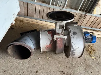 Rauchgasgebläse mit Ascheabscheider