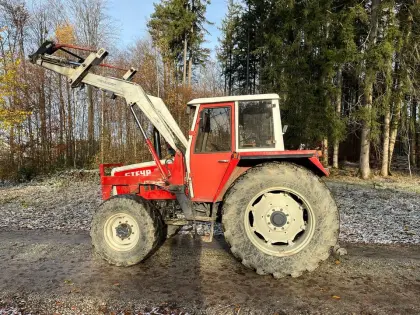 Steyr 8080 Turbo mit Frontlader - Motor läuft einwandfrei