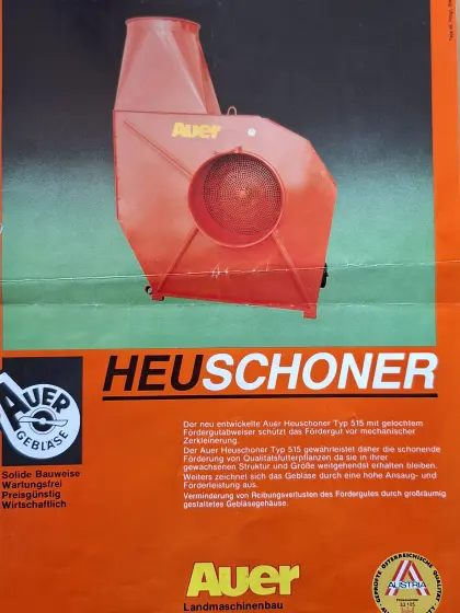 Auer Heuverteiler inkl. heuschonendem Gebläse FD 50