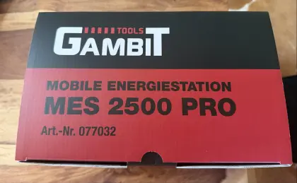 Mobile Energiestation MES 2.500 PRO 12V