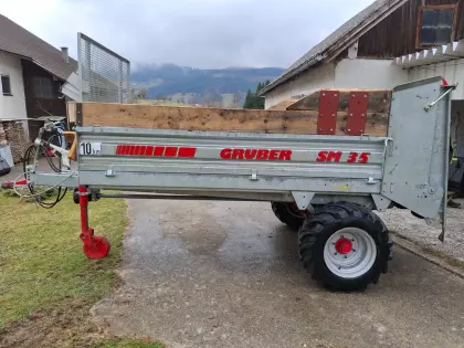 Gruber Miststreuer SM 35 Tieflader