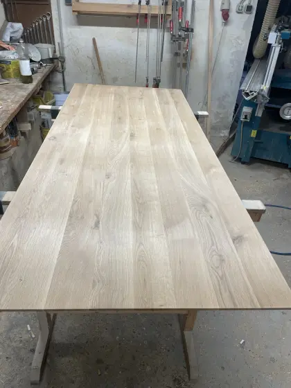 Eiche Tischplatte Platten Stufen