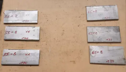 Edelstahl Flach 8 mm stark