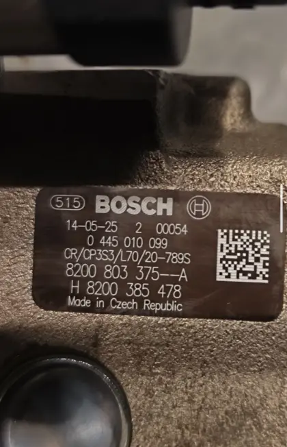 Hochdruckpumpe Bosch [Telefonnummer entfernt]