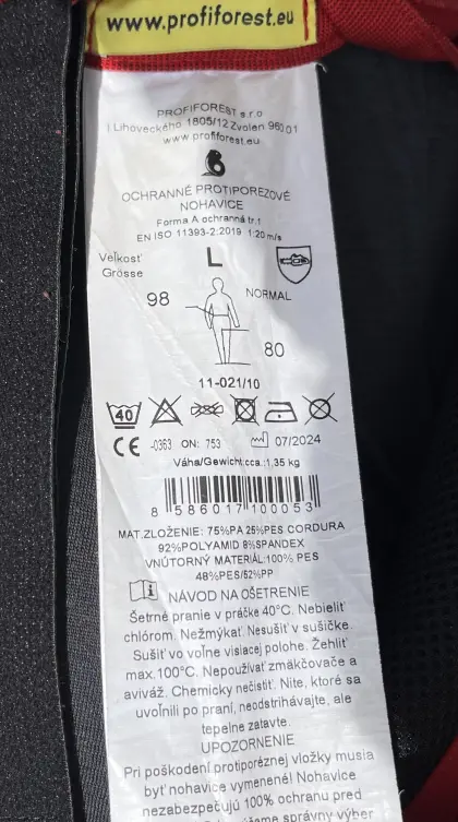 Profiforest Schnittschutz-Bundhose Extreme Klasse I