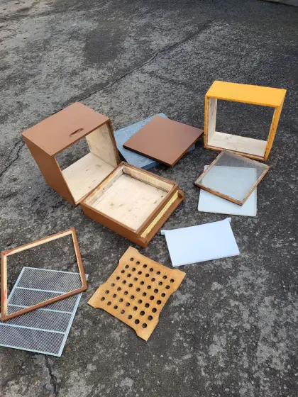 5x EHM Jumbo Bienenbeuten Komplettset