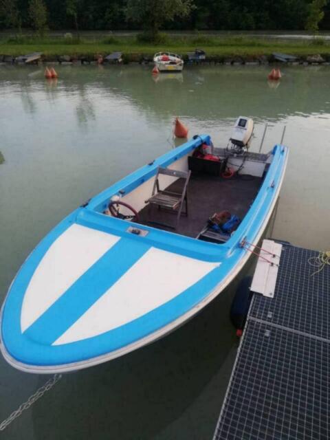 GFK-Boot 5 x 2 m mit 7,4 kW / 10 PS Honda 4-Takt